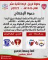 اليوم .. انطلاق بطولة الرضا لفئة الفريق الأول للعام 1446 على ملعب السالمية